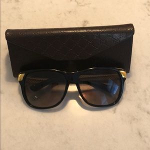 Gucci sunglasses and case